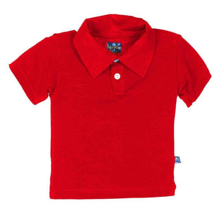 Solid Bamboo Short Sleeve Boys Polo Shirt, Jazz Baby & Toddler Tops