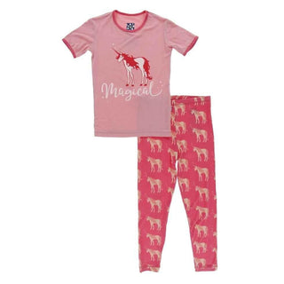 Kickee Pants Red Ginger Unicorns