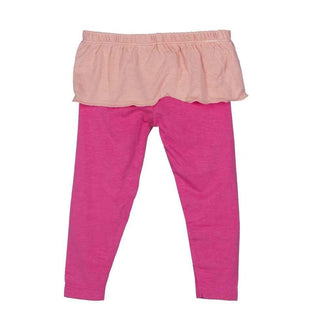 Solid Bamboo Skirted Leggings, Winter Rose with Blush Baby & Toddler Bottoms