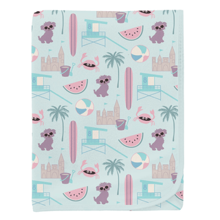 Bamboo Swaddling Blanket - Fresh Air Beach DayKicKee PantsSize: One Size