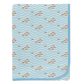 Bamboo Swaddling Blanket - Fresh Air Little FishyKicKee PantsSize: One Size