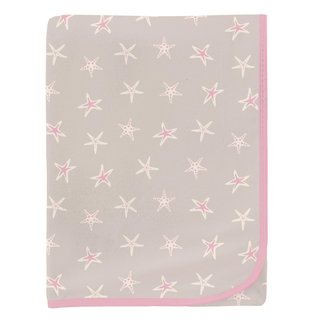 Bamboo Swaddling Blanket - Latte Starfish KicKee Pants Size: One Size