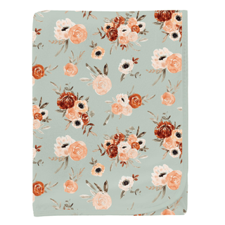 Bamboo Swaddling Blanket - Aloe Fall FloralKicKee PantsSize: One Size