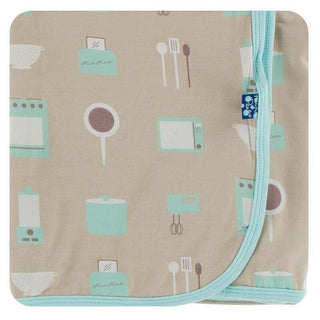 Bamboo Swaddling Blanket - Burlap Kickee Kitchen Swaddling Blankets