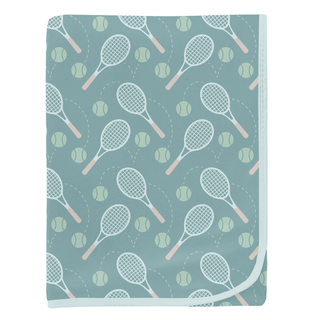 Kickee Pants Swaddling Blanket - Jade Tennis
