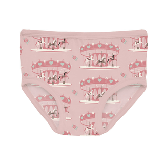 Bamboo Underwear - Baby Rose Fair CarouselKicKee PantsSize: 2T-3T