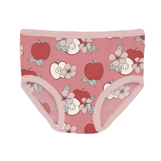 Bamboo Underwear - Desert Rose Apple Picking KicKee Pants Size: 2T-3T
