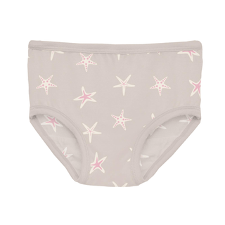 Bamboo Underwear - Latte Starfish KicKee Pants Size: 2T-3T