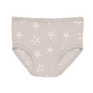 Bamboo Underwear (Set of 3) - Latte Starfish, Thistle & Fresh Air Beach Day KicKee Pants Size: 2T-3T