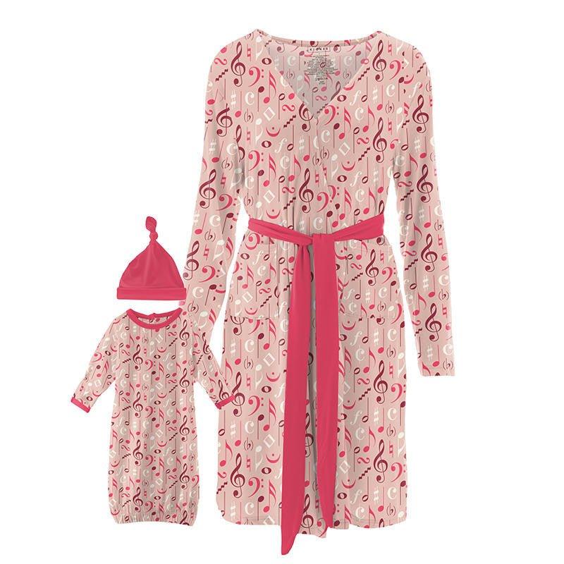 Kickee Pants Women s Maternity Robe and Gown Set Music Class