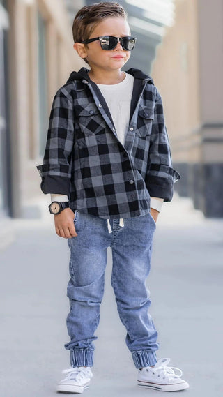 Kids Cotton Denim Jogger Jeans Little Bipsy Size: 2T-3T