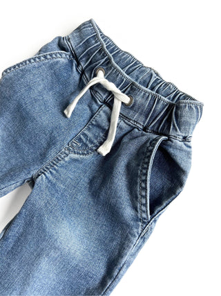 Kids Cotton Denim Jogger Jeans Little Bipsy Size: 2T-3T
