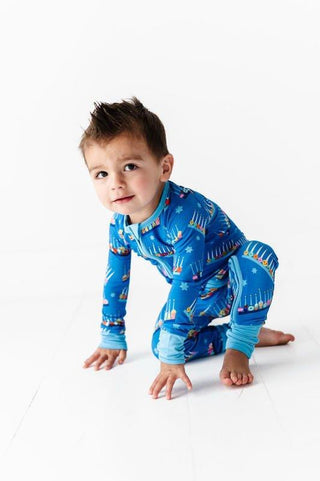 Bamboo Convertible Footie Romper - Menorah Baby & Toddler Sleepwear