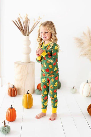 Bamboo Long Sleeve Pajama Set - Leaves Baby & Toddler Sleepwear