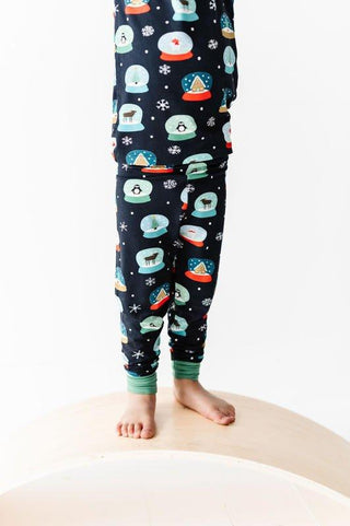 Bamboo Long Sleeve Pajama Set - Snow Globe Baby & Toddler Sleepwear