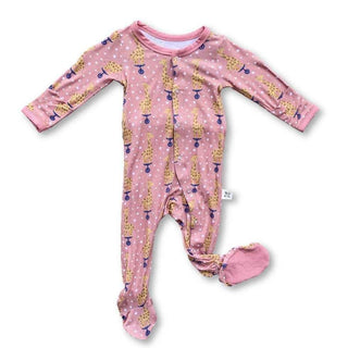 Footie - Cotton Candy Giraffe Baby & Toddler Sleepwear