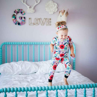 Bamboo Long Sleeve Girl's Pajama Set, Princess Poppy Baby & Toddler Sleepwear