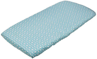 Cotton Flannel Changing Pad Cover, Octagon Turquoise - One Size Diapering