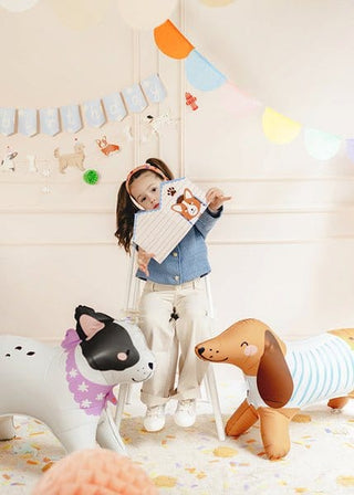 Standing Bulldog Balloon Mylar Balloons Ellie's Party Supply