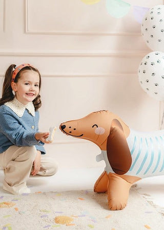Standing Dachshund Balloon Mylar Balloons Ellie's Party Supply