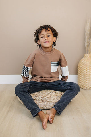 Ledger Jeans Olive + Scout Color: Black Size: 3-6M