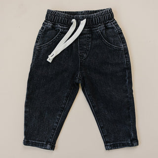 Ledger Jeans Olive + Scout Color: Black Size: 3-6M