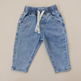 Ledger Jeans Olive + Scout Color: Blue Size: 3-6M
