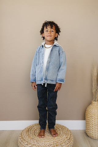 Ledger Jeans Olive + Scout Color: Black Size: 3-6M