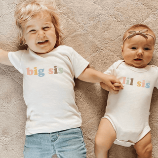 Graphic Bodysuit - Lil Sis, Desert Bloom bodysuits Finn + Emma Size: NB Color: Default