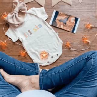 Graphic Bodysuit - Lil Sis, Desert Bloom bodysuits Finn + Emma Size: NB Color: Default