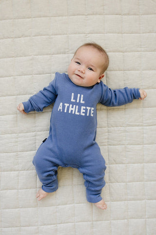 Lil Athlete One Piece Olive + Scout Size: Newborn