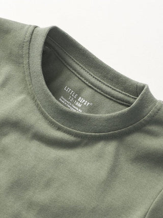 Little Bipsy Elevated Tee Shirt - Basil | Baby Riddle