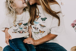 Butterfly Affirmation Short Sleeve T-Shirt T-Shirts Little & Brave Size: 2T-3T