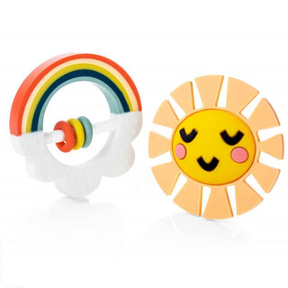 Lucy Darling Little Rainbow Baby Teether Toy Set | Baby Riddle