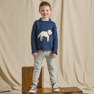 Cotton Long Sleeve Classic Sweater - Lab