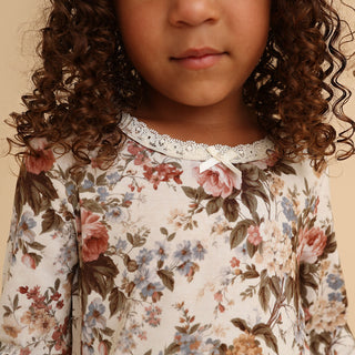 Long Sleeve Lettuce Edge T-Shirt - Dauphine (Floral)