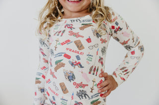 Long Sleeve Pajama Set - A Christmas Story Copper Pearl Size: 12 Months