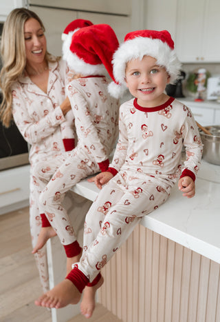 Bamboo Long Sleeve Pajama Set - Bear-y Merry In My Jammers Size: 3T