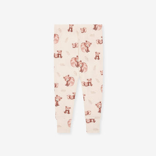 Bamboo Long Sleeve Pajama Set - Bernard (Bear) Posh Peanut Size: 2T