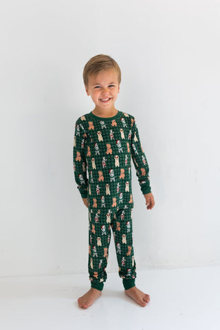 Bamboo Long Sleeve Pajama Set - Christmas Pups In My Jammers Size: 3T