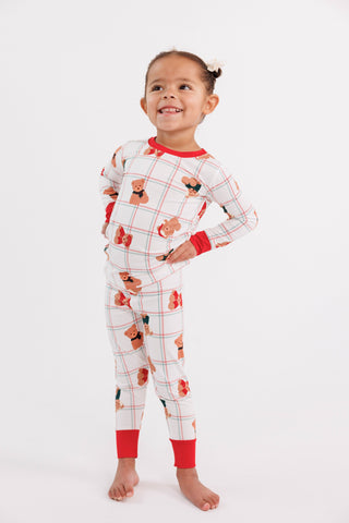 Bamboo Long Sleeve Pajama Set - Cozy Christmas Bears