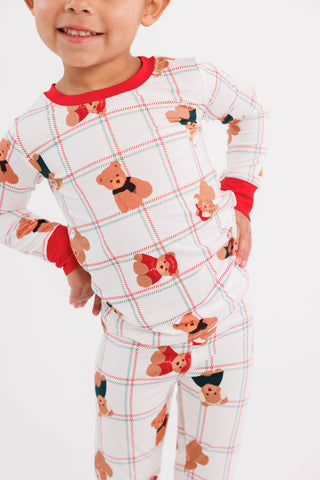Bamboo Long Sleeve Pajama Set - Cozy Christmas Bears