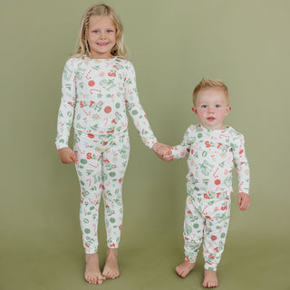 Long Sleeve Pajama Set - Elf Copper Pearl Size: 12 Months