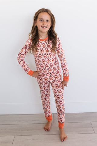 Bamboo Long Sleeve Pajama Set - Fall Snuggles