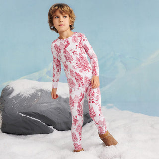 Bamboo Long Sleeve Pajama Set - Father Christmas