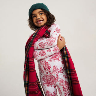 Bamboo Long Sleeve Pajama Set - Father Christmas