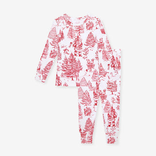 Bamboo Long Sleeve Pajama Set - Father Christmas