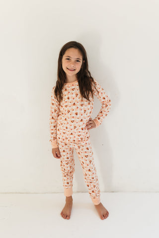 Bamboo Long Sleeve Pajama Set - Gingham Sweet Pie In My Jammers Size: 3T