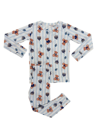 Bamboo Long Sleeve Pajama Set - Hanukkah Bears In My Jammers Size: 3T