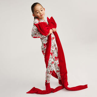 Bamboo Long Sleeve Pajama Set - Happy Holly-Days